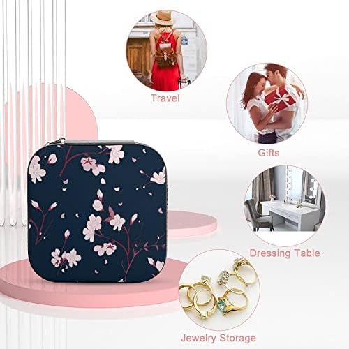 NAHAN kutija za nakit Japansko cvijeće Blossom prijenosni putni nakit kutija za odlaganje nakita za ogrlice prstenje naušnice