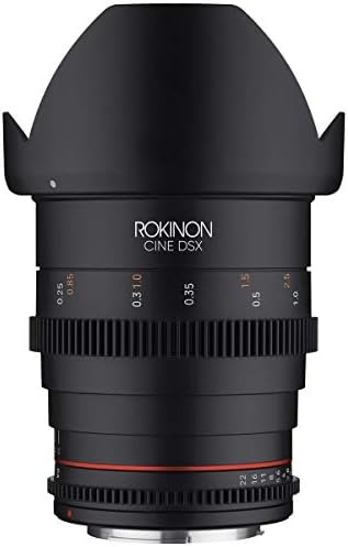 Rokinon 14mm T3.1, 24 mm, 35mm, 50mm, 85 mm T1.5 i 135mm T2.2 Cine DSX 6-leće komplet za Canon EF, paket