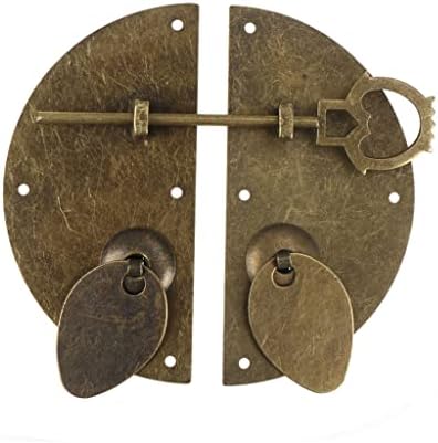 FSYSM kineski stil namještaja hardverska željezna vrata Knock Knock PULL Vintage Lock Catch za ladicu ormara