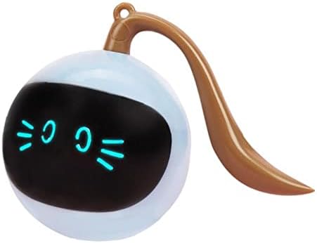 Oallk Automatska pametna mačka igračka USB interaktivni električni skokovi kuglice za rotirajuće igračke kotrljajući kućne kuglice za kućne ljubimce djece