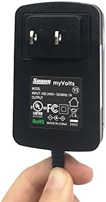 MyVolts 9V adapter za napajanje kompatibilan sa / zamjena za Philips PET726 / 37B DVD player - US Plug