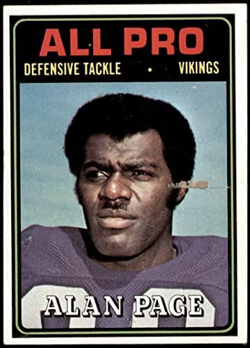 1974 FAPPS 134 All-Pro Alan Page Minnesota Vikings Dobar Vikings Notre Dame