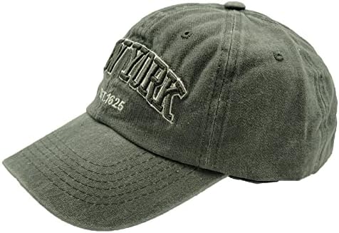 New York bejzbol kapa pamuk niskog profila Distressed podesivi Tata šešir Vintage opran kamiondžija kape