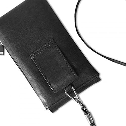 Crni životinjski pas obriši prirodni telefon novčanik torbica visi mobilna torbica crni džep