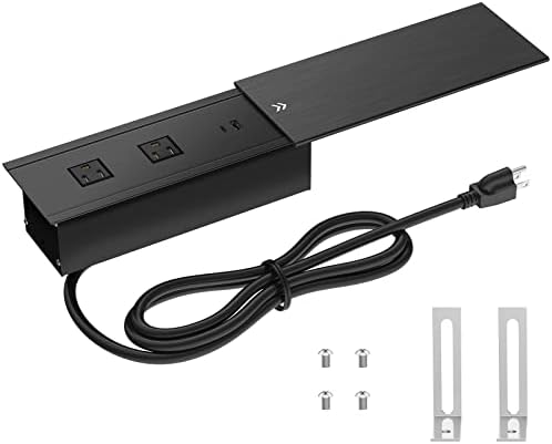 Ugradna strujna traka sa PD 20W USB-C, Desktop Power Grommet Hub priključnom kutijom, utičnica za stol sa