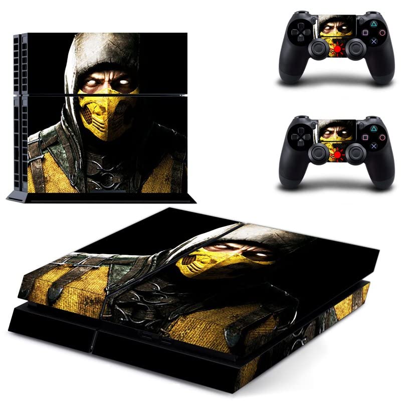 Za PS4 normalnu igru Ninja Mortal Best War Kombat X PS4 ili PS5 skin naljepnica za PlayStation 4 ili 5 konzolu i kontrolere naljepnica Vinyl DUC-1384