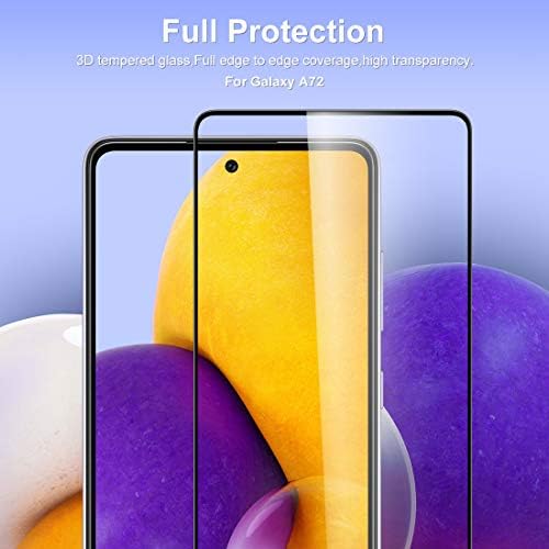 Foluu [2 paketa Galaxy A42 5G Zaštita ekrana, nadogradite kaljeno staklo [puno ljepilo][puna pokrivenost] [bez mjehurića] [Anti Scratch] HD Clear High Responsive za Samsung Galaxy A42 5G 2021