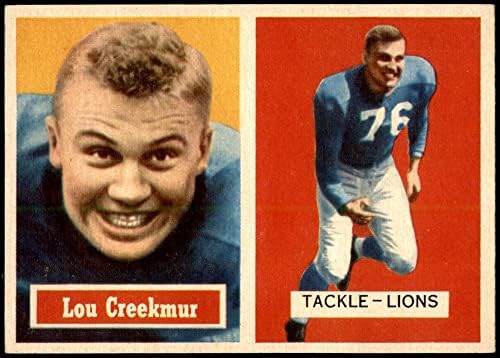 1957. topps 20 Lou Creekmur Detroit Lions Nm + Lions William & Mary