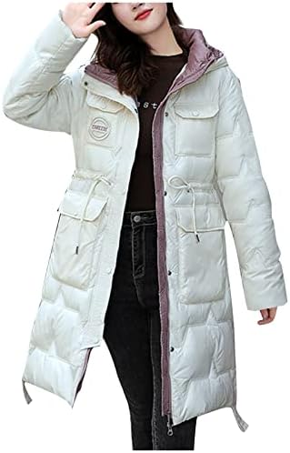 Kaputi za žene Zimske dugih rukava topla jakne moda casual down puffer kaput vanjska vjetrootrna gornja odjeća