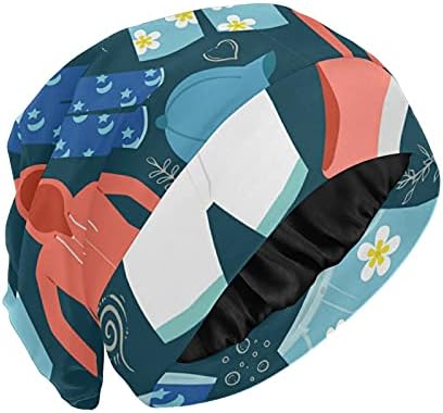 Skubana kapa za spavanje kapa za spavanje Bonnet Beanies za žene Sportska odjeća Slatka spavaća kapa Radni