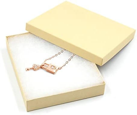 opaprain kartonski nakit smeđe poklon kutije 10 Paket6x5×1 inča, važe za izlaganje ogrlica, prstenja, narukvica,
