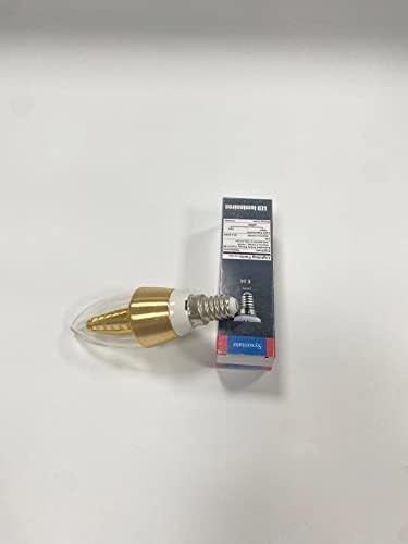 Sysomato LED svetiljke, rasvjeta 15W E12 LED kukuruzna sijalica dimabilna 2 Pakovanje - 2835 SMD 136 LED