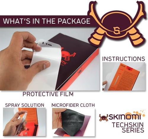 Skinomi zaštitnik ekrana kompatibilan sa HTC Trophy Clear TechSkin TPU Anti-Bubble HD filmom