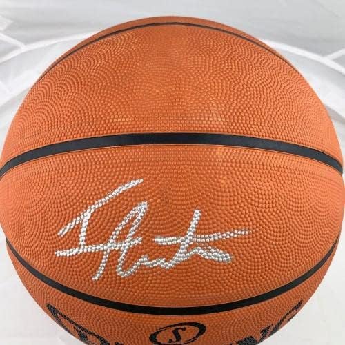 Isaiah Austin potpisao košarku PSA / DNK autogramirani baylor - autogramirani košarici na fakultetu
