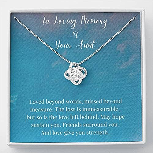 Nakit za poruke, ručno izrađena ogrlica - personalizirani poklon ljubav knot ogrlica, u ljubavnom sjećanju