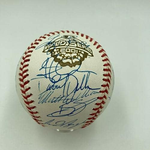 Rijetki 2001 Arizona Diamondbacks World Series Champs TEAM potpisao je bejzbol PSA DNK - autogramirani bejzbol