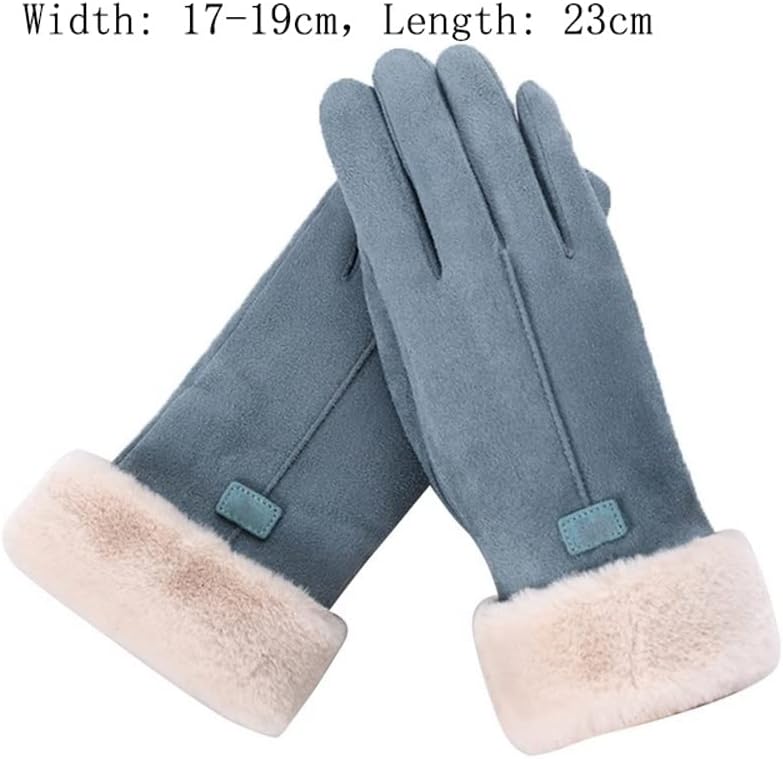 N / A žene jesen zima održavajte tople rukavice sa ekranom osetljivim na dodir otporne na vetar na biciklističku