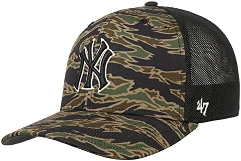 47 Brand Cop Zone MVP Yankees Mrežni kapa za bejzbol kapa zakrivljena brim snackback gared NY New York