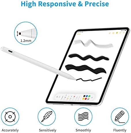 Aktivna olovka za Kindle Fire HD, Eletronic Stylus olovka kompatibilna je za olovku za ljubazno požar HDClin dobro na pisanje i crtanje, bijelo