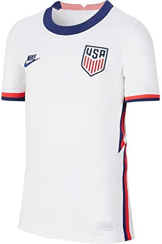 Nike Youth Sjedinjene Američke Države Home Soccer Jersey- 2020 White