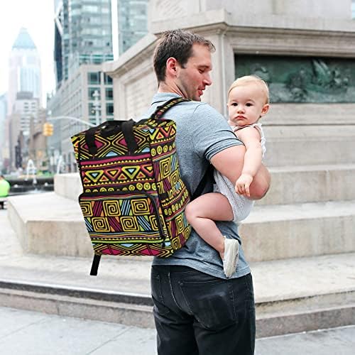Afrički ukras bager ruksaka za bebe dečko ručni ruksak back baby peppy s promjenom torbe Putna torba pakovanje sa izoliranim džepovima za mama tata djevojačka dječaka