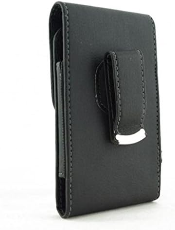 Crna kožna bočna kutija poklopac torbica za kaiš za kaiš za iPhone 6, 6s, 7 - Google Pixel - Samsung Galaxy