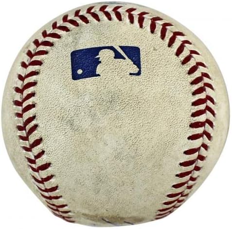 Angels Mike pastrmka Hit 421 potpisan 18.4.14 Angels vs Tigrovi guml bejzbol MLB - MLB igra rabljene base