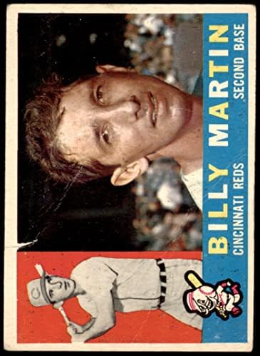 1960. topps 173 Billy Martin Cincinnati Reds Dean's Cards 2 - Dobri crveni
