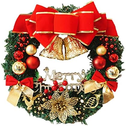 30cm Božićni vijenac Deco umjetni božićni vijenci Božićni viseći dekoratio javorov list berbe vijenac božićni