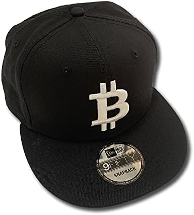 BTC Universe Bitcoin ravni račun Podesiv snapback Čvrsta crna kapa s bijelim 3D lisičnim vezom Limited Edition