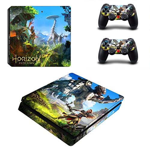 Game Horizonet Zero West Aloy PS4 ili PS5 naljepnica za kožu za PlayStation 4 ili 5 konzolu i 2 kontrolera
