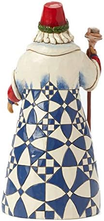 Enesco Jim Shore Heartwood Creek Santas oko svjetske poljske figurice, 7 inča, višebojnika