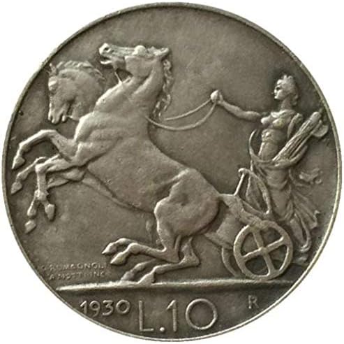 Challenge Coin 1930 Italija 10 Lire Coins Copy Copy Ornamenta Collection Gifts Coin kolekcija