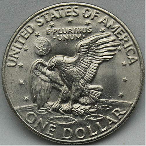 1972 D Eisenhower Dollar 1 Blight Nepricculirano