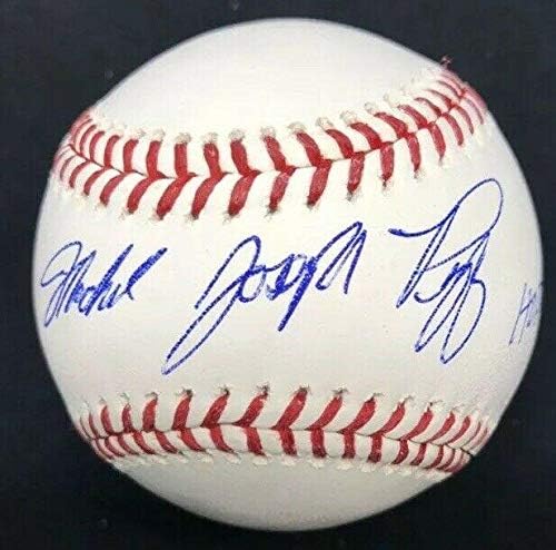 Michael Joseph Piazza Hof potpisao je puno ime Baseball JSA svjedok - autogramirani bejzbol
