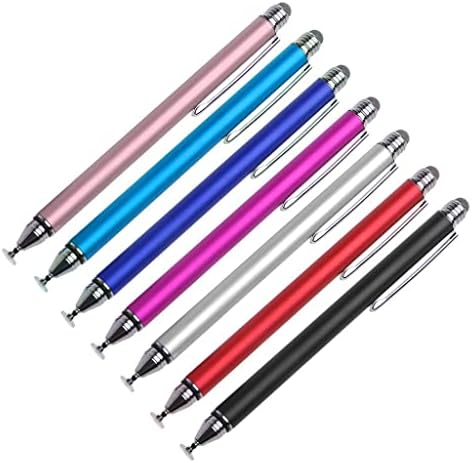 Boxwave Stylus olovkom Kompatibilan je s Meizu X8 - Dualtip Capacitiv Stylus, Fiber Tip Disk Tip kapacitivni olovka za Meizu X8 - Metalno srebro