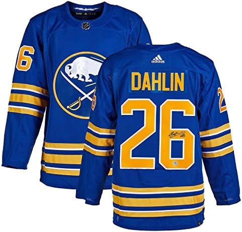 Rasmus Dahlin Autographing Buffalo Sabers Adidas Jersey - autogramirani NHL dresovi