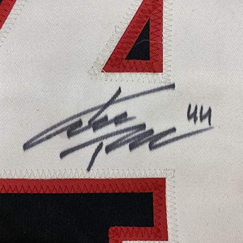 Autographing / potpisan kimmo Timonen Chicago Black Hokej dres JSA COA