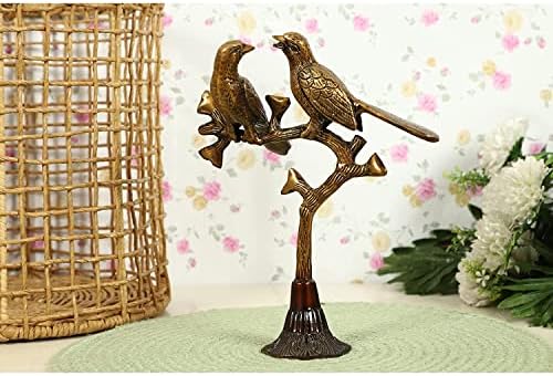 Beuniq Mesing Love Birds Etničko dizajn Ručno rađena statua za kućni dekor uredski brojač Dekorativni antikni figurin ručno izrađen jedinstveni komad showep Vastu životinjski poklon predmeta