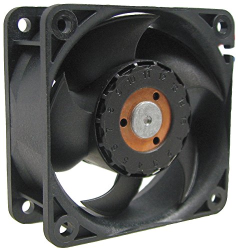 Aksijalni ventilator, 620 serija, 24 V, DC, 60 mm, 25 mm, 43 dBA, 33 cu.ft / min