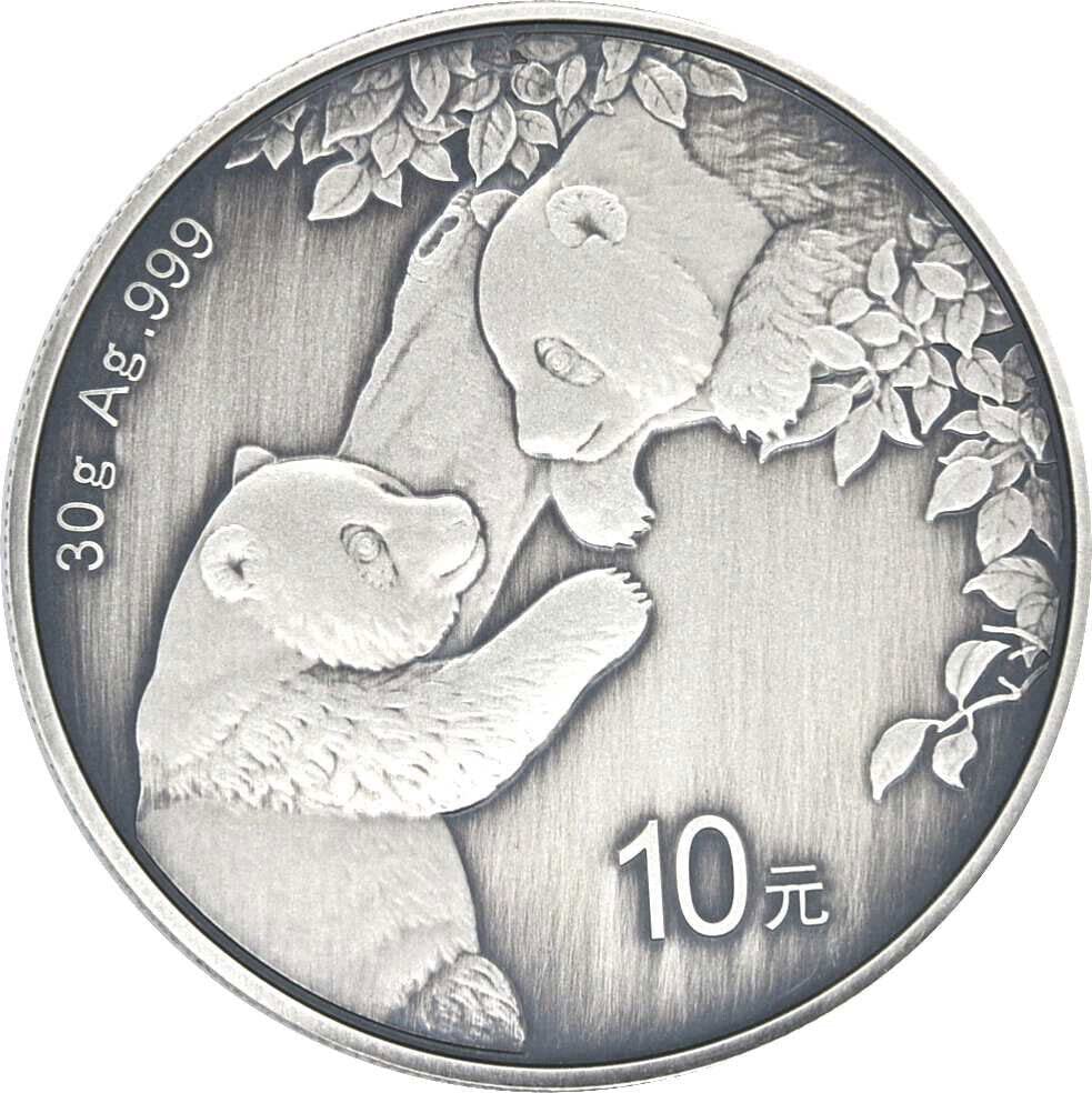 2022 DE Moderna prigodna Powercoin Kina Panda Antiqued Silver Coin 10 Yuan Kina 2023 Bu Sjajno neobično