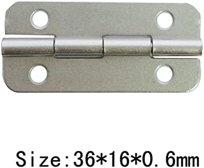 SDFGH 30 komada / set metalnih šarki za šarke, pakiranje kutije od labavog lista, zglob metalnog gvožđa,
