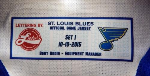 2015-16 St. Louis Blues Emerson Clark 82 Igra Izdana bijeli dres DP12250 - Igra polovna NHL dresovi