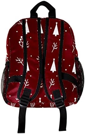 VBFOFBV ruksak za laptop, elegantan putni ruksak casual paketa ramena torba za muškarce, crveno bijelo božićno