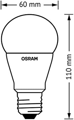 Osram LED zvijezda klasična a / LED lampa, klasični oblik sijalice sa Vijčanom bazom: E27, 8.5 W, 220...240 V, 60 W zamjena, mat, 4000 K, pakovanje od 1