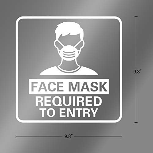 FACRAFT MASKA MASKA PROZORA, 9,8 Maska za lice potrebna sigurnosna naljepnica za zidni prozor bilo koja