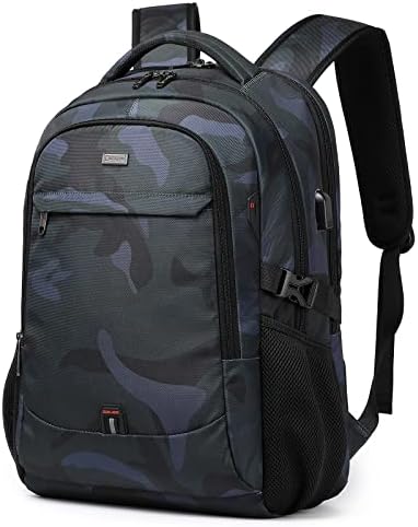 DUSLANG17 inčni ruksak za Laptop poslovni ruksak protiv krađe tanak izdržljiv koledž ruksak sa USB vrećicom