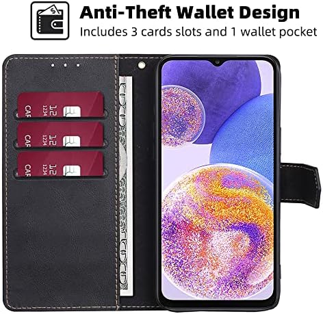 DiGPlus za Samsung Galaxy A23 5G novčanik slučaj sa RFID Blokiranje, Premium kožna futrola [Slotovi za kartice]