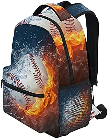 Kcldeci bejzbol dječji ruksak za dječake djevojke, Baseball školski ruksaci Bookbag Osnovna školska torba