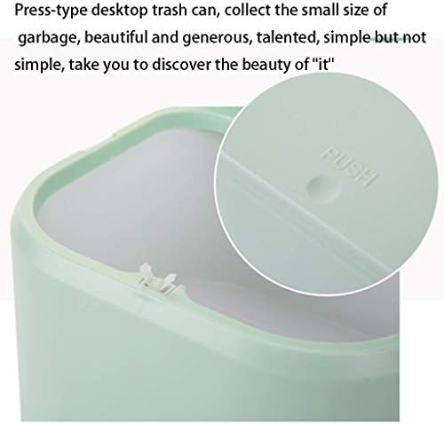HTLLT kanta za sakupljanje otpada Kreativna desktop kanta za smeće tipa dugmeta Mini sa poklopcem početna